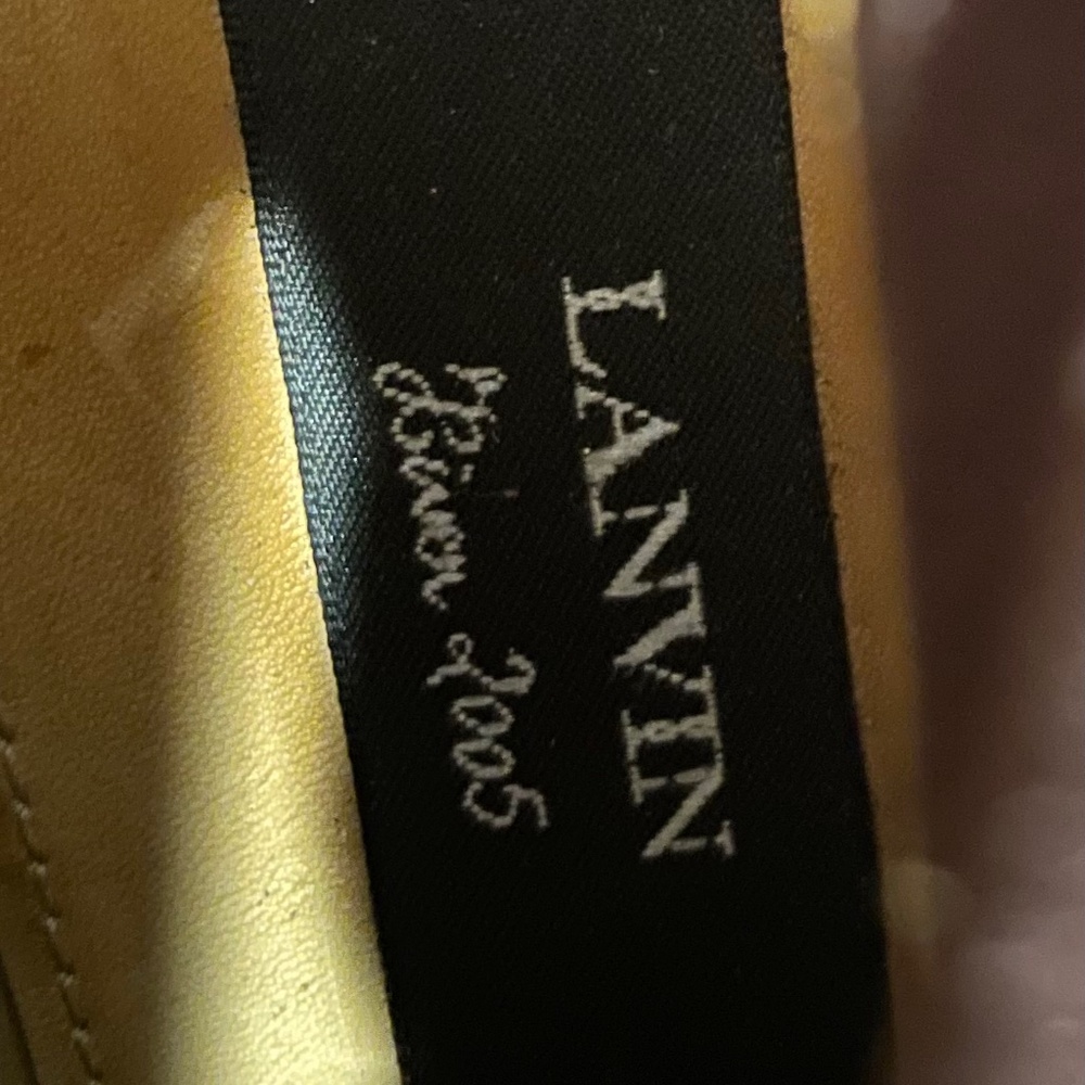 Lanvin Brown Leather Boots 7.5 - Picture 5 of 9